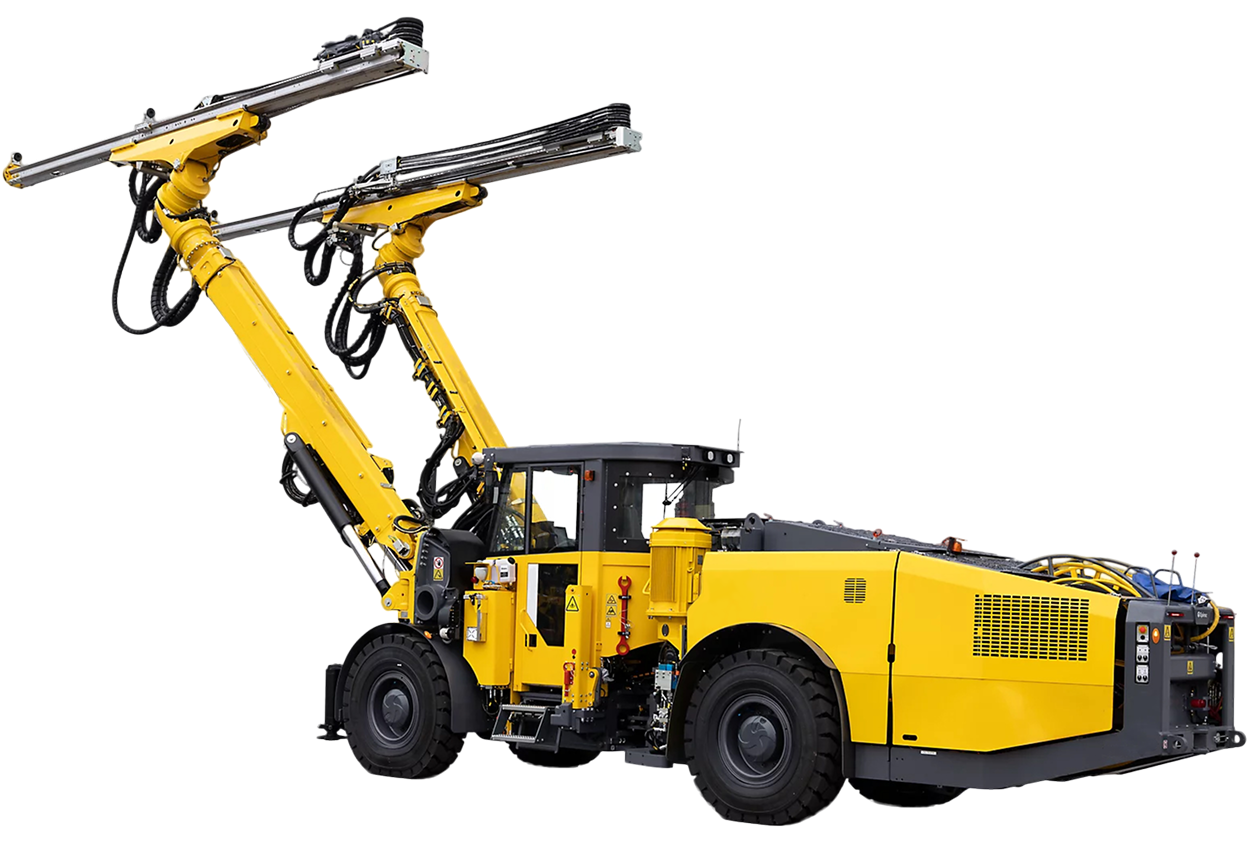 Equipos de perforación de avance y radiales Sandvik, Epiroc y Resemin
